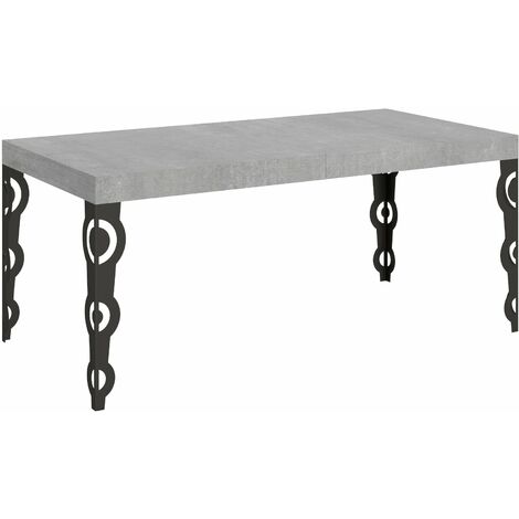 Tavolo Allungabile 180-440x90x77 cm Karamay Cemento
