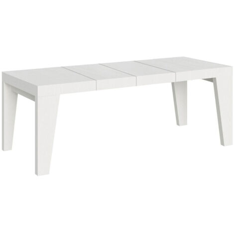 Tavolo Allungabile 180/440x90x77 cm Naxy Premium Bianco Frassino