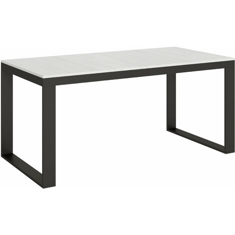 Tavolo Allungabile 180-440x90x77 cm Tecno Evolution Bianco Frassino