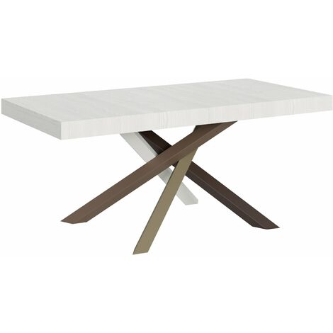Tavolo Allungabile 180-440x90x77 cm Volantis Bianco Frassino