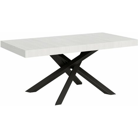 Tavolo Allungabile 180-440x90x77 cm Volantis Bianco Frassino