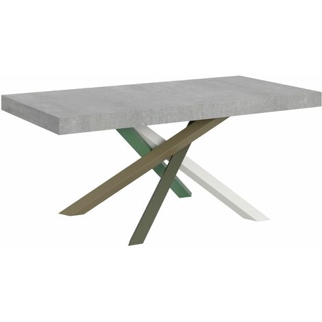 Tavolo Allungabile 180-440x90x77 cm Volantis Cemento
