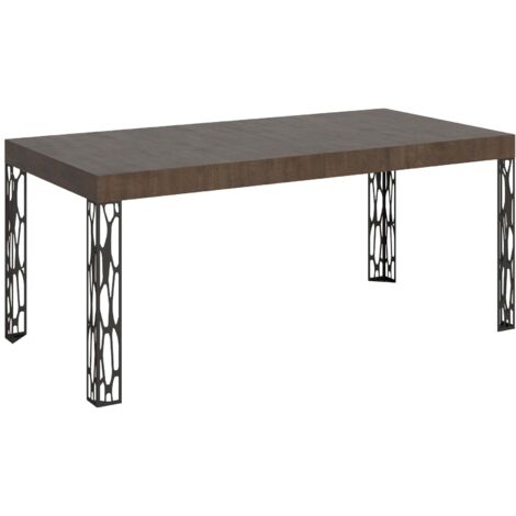 Tavolo Allungabile 200-304x90x77 cm Ghibli Noce Telaio Antracite