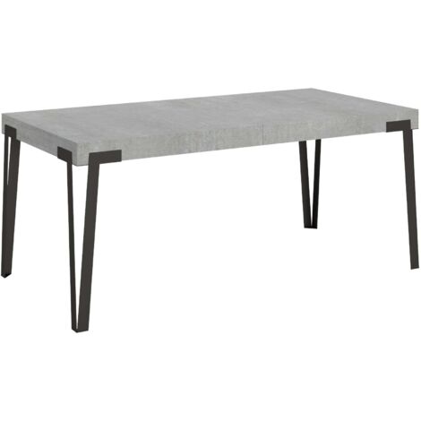 Tavolo Allungabile 200-304x90x77 cm Rio Cemento Telaio Antracite