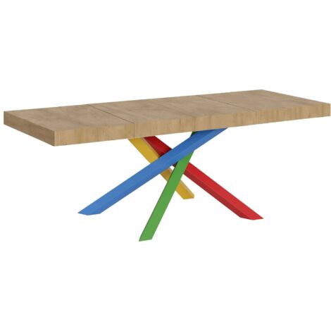 Tavolo Allungabile 200-304x90x77 cm Volantis Premium Quercia Natura Telaio 4B