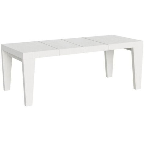 Tavolo Allungabile 200/460x90x77 cm Spimbo Premium Bianco Frassino