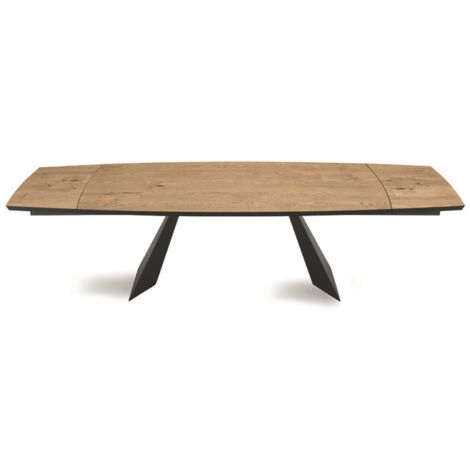 Tavolo allungabile 250 cm con piano in Rovere Crudo GILMOUR