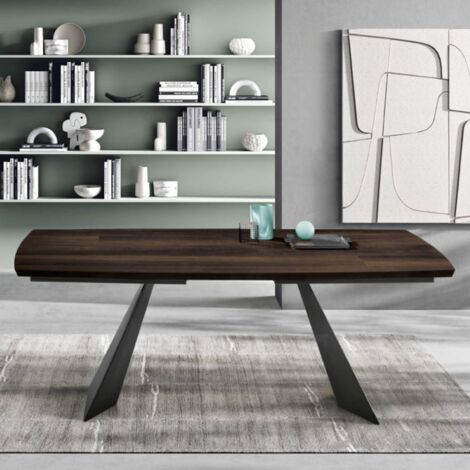 Tavolo allungabile 250 cm con piano in Rovere Termico GILMOUR