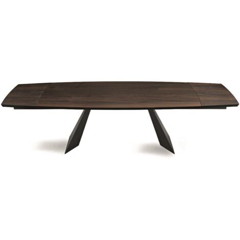 Tavolo allungabile 300 cm con piano in Rovere Termico GILMOUR
