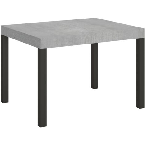 Tavolo allungabile 70x110/194 cm Everyday Cemento telaio Antracite