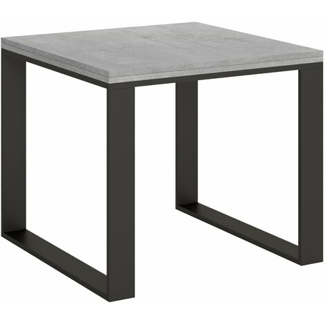 Tavolo Allungabile 90-180x90x78/80 cm Tecno Libra Cemento