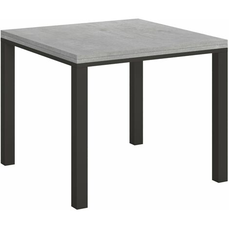 Tavolo Allungabile 90-180x90x80-78 cm Everyday Libra Cemento