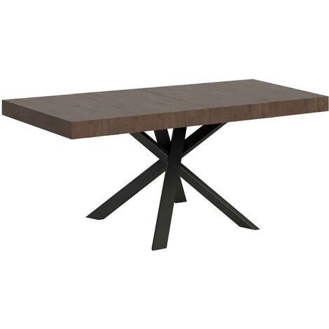Tavolo Allungabile 90/194x90x77 cm Clerk Premium Noce