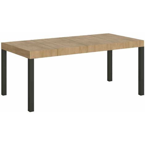 Tavolo Allungabile 90/246x90x77 cm Everyday Premium Quercia Natura