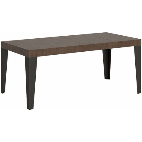 Tavolo Allungabile 90/246x90x77 cm Flame Premium Noce