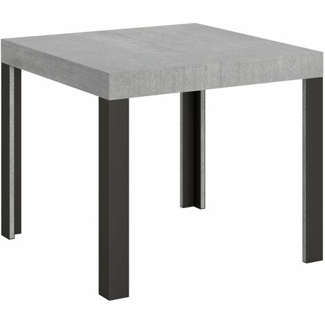 Tavolo Allungabile 90-246x90x77 cm Linea Cemento