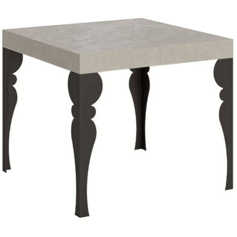 Tavolo Allungabile 90-246x90x77 cm Paxon Cashmere Telaio Antracite