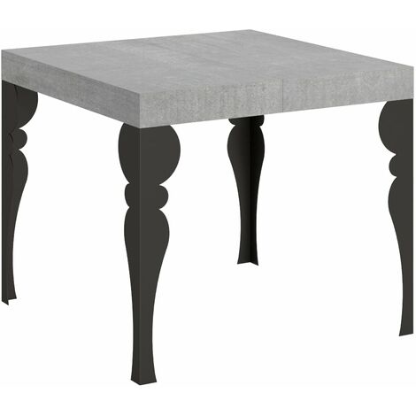 Tavolo Allungabile 90-246x90x77 cm Paxon Cemento
