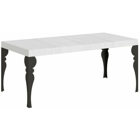 Tavolo Allungabile 90/246x90x77 cm Paxon Premium Bianco Frassino