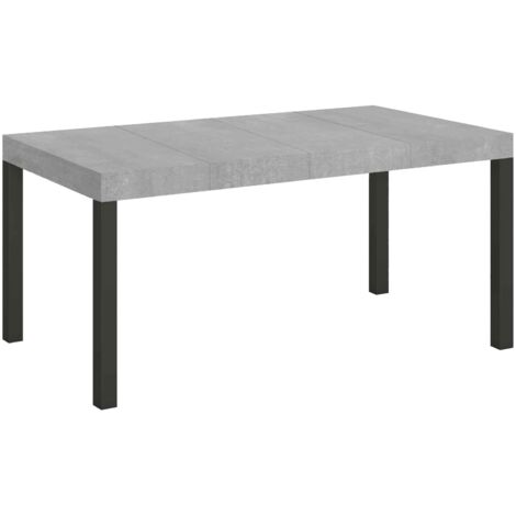 Tavolo allungabile 90x130/234 cm Everyday Premium Cemento telaio Antracite