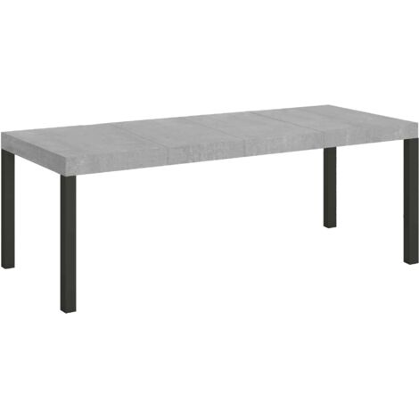 Tavolo allungabile 90x160/264 cm Everyday Premium Cemento telaio Antracite
