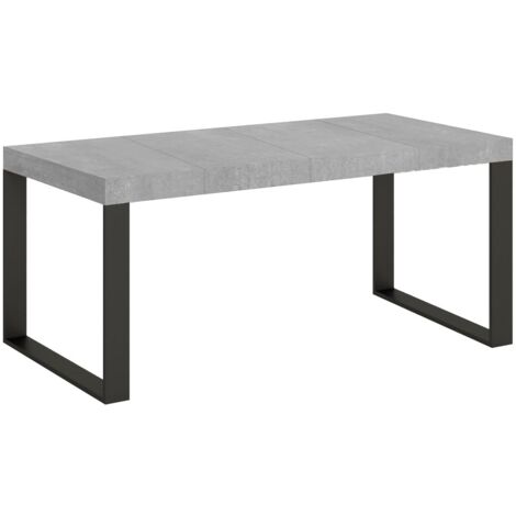 Tavolo allungabile 90x90/246 cm Tecno Premium Cemento