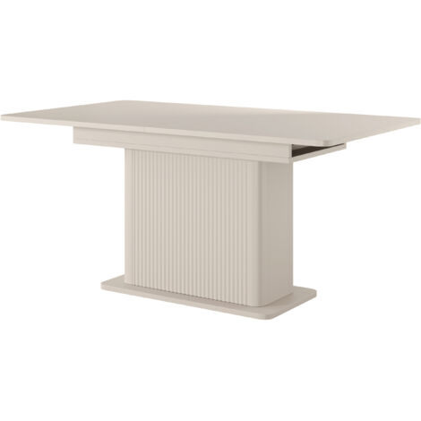 Tavolo allungabile, Beige, 160-200 x 90 x 75,4 cm