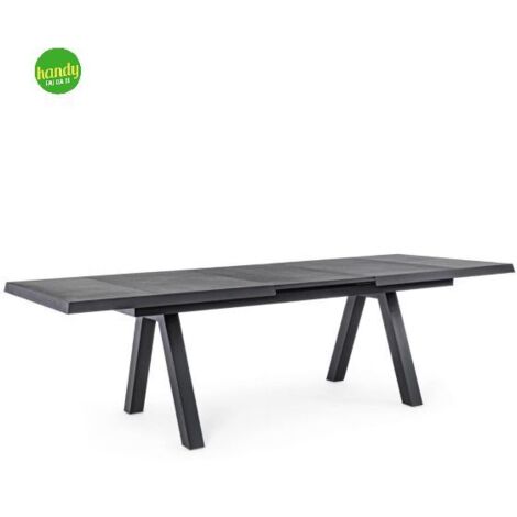 Tavolo allungabile Bizzotto Krion Antracite 205/265 x 103 x 78 cm