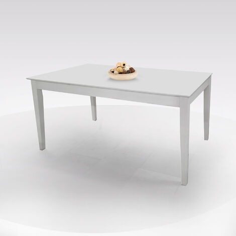 TAVOLO ALLUNGABILE CM 160X90 LACCATO BIANCO
