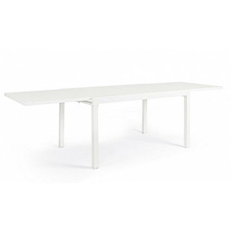 Tavolo Allungabile da Giardino 135-270x90x75h cm Pelagius Bianco