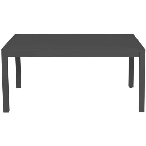 Tavolo Allungabile da Giardino 160/220x90xh76 cm in Alluminio Boston Antracite