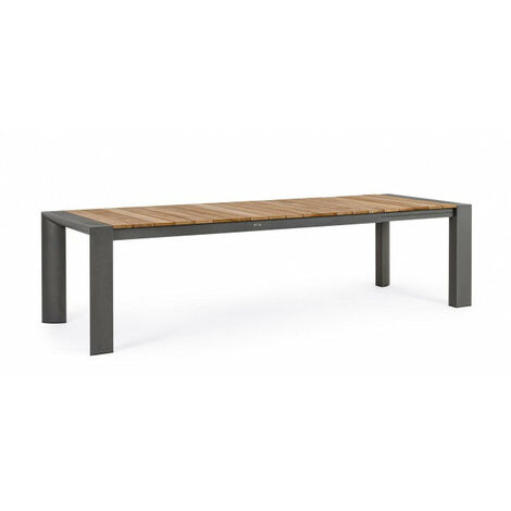 Tavolo Allungabile da Giardino 228-294x100x75h cm Cameron Antracite