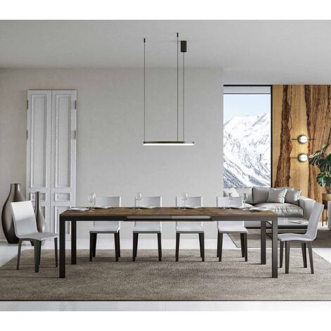 Tavolo allungabile fino a 440 cm EVERYDAY Evolution 180 con piano finitura Noce