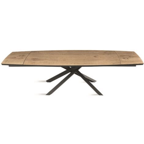 Tavolo allungabile FLOYD 300 cm con piano in Rovere Crudo