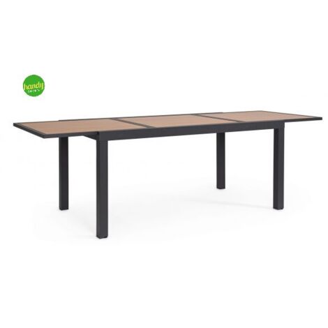Tavolo Allungabile Hilija Bizzotto 160-240x90cm Antracite