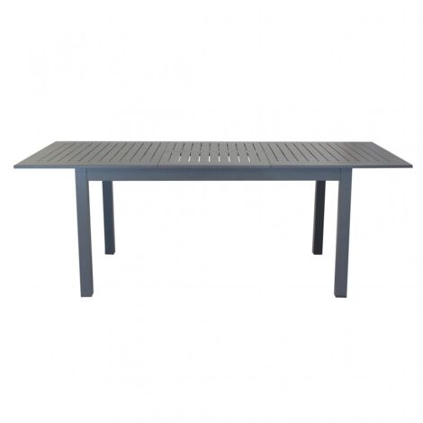 Tavolo allungabile "Ibiza" in alluminio dogato da esterno per giardino e veranda -Tavolo 220-280 x 100 cm / Taupè