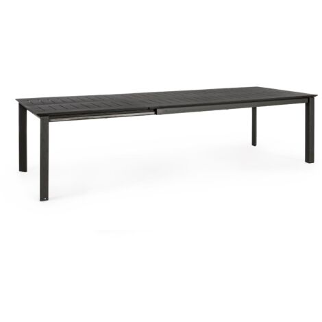 Tavolo allungabile "Konnor" in alluminio verniciato da esterno per giardino e veranda 160/240 cm -Barn