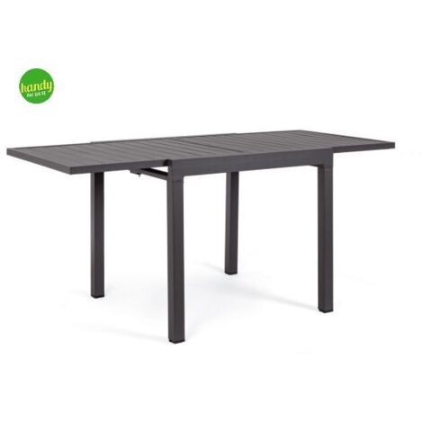 Tavolo allungabile Pelagius Bizzotto  83/166cm antracite