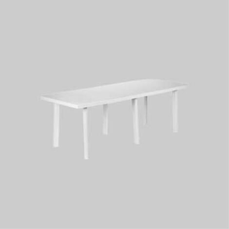 Tavolo allungabile rettangolare 'trio' cm 216x90x72h - col. bianco PRO GARDEN