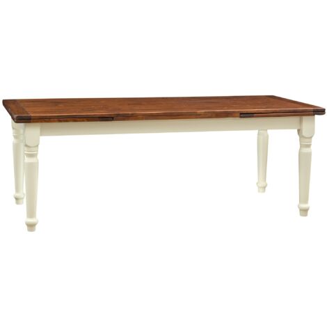 Tavolo allungabile sala da pranzo 220x100 cm Tavolo cucina allungabile in legno massello