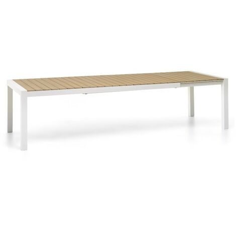 Tavolo Allungabile Santorini Bianco 220x292x100 cm