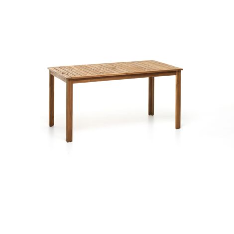 Tavolo Arleston mod. M0728 misura 140x78cm legno acacia colore teak