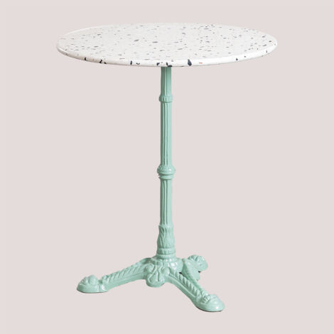 Tavolo Bar Rotondo in Terrazzo (Ø60 cm) Volutto SKLUM            