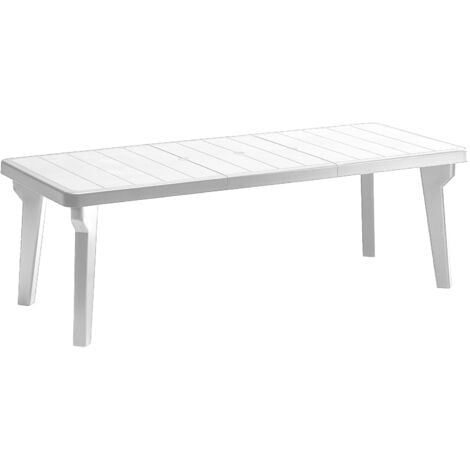 TAVOLO BERGEN ALLUNGABILE 170/220X90XH74CM BIANCO