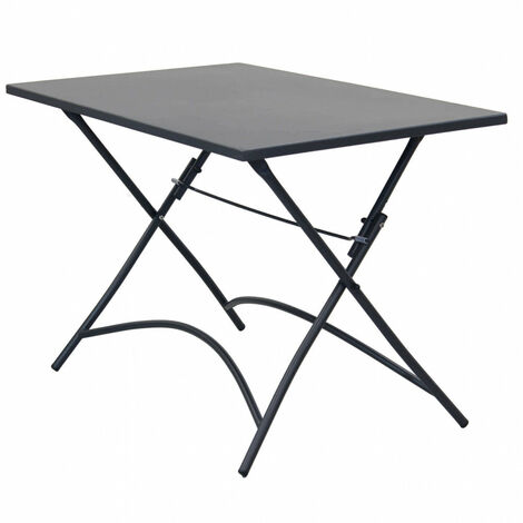 Tavolo Bristol 110x70x72 h cm in Acciaio Antracite