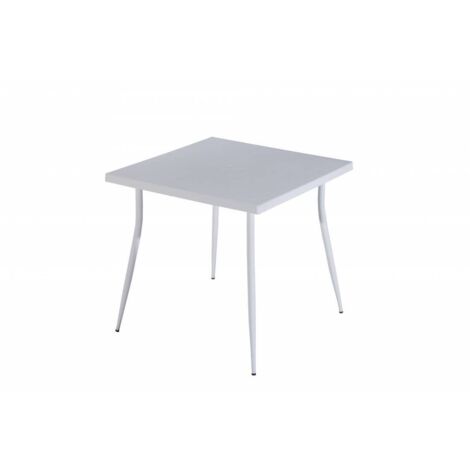 Tavolo Carmen Cm 80X80X75H Bianco