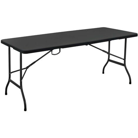 TAVOLO CATERING DA GIARDINO RICHIUDIBILE VALIGETTA 180X75CM GRIGIO