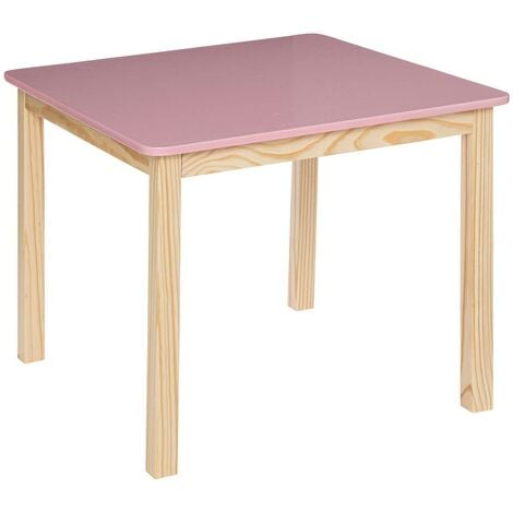 Tavolo classic in pino e legno 60x60cm verde - Atmosphera créateur d'intérieur