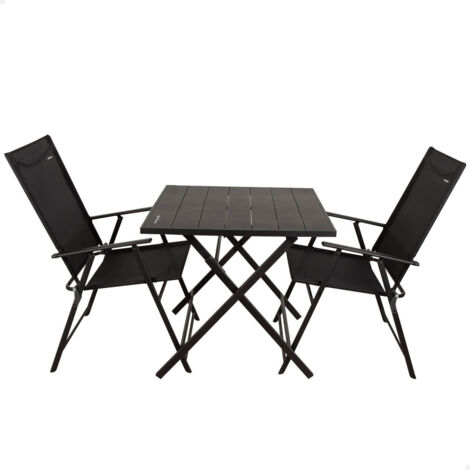 Tavolo con 2 sedie Aktive 75 x 70 x 75 cm (3 Pezzi)