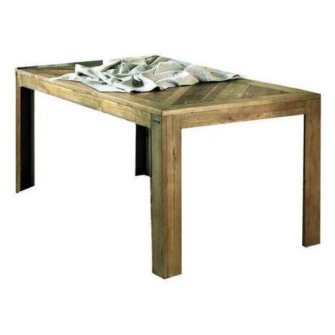 Tavolo con Piano intarsiato in Olmo Vecchio Guarnieri Pioppo CM180X90X78